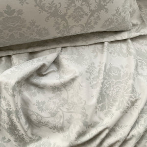 Athena - Silver Grey Cotton Bedsheet - Available for Twin, Queen, King, and Super King Sized Bed - Studio Covers